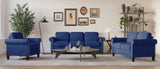 New Classic Furniture Alani Loveseat Deep Blue UKD16-20-BLU