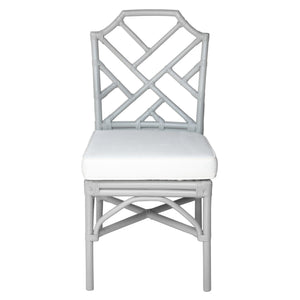 Kara Rattan Chair - Set of 2 Gray