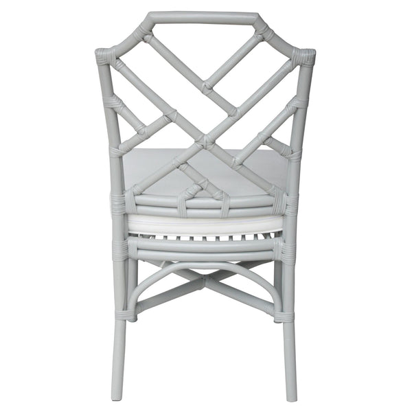 Kara Rattan Chair - Set of 2 Gray