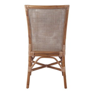 Tatum Rattan Side Chair - Set of 2 Canary Brown