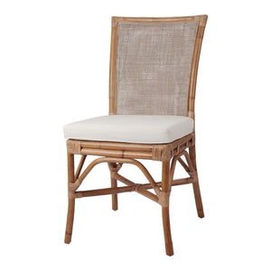 Tatum Rattan Side Chair - Set of 2 Canary Brown