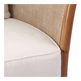 Tatum Rattan Accent Chair Canary Brown