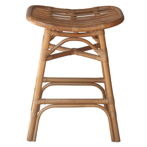 Damara Rattan Counter Stool Canary Brown