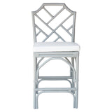 Kara Rattan Counter Stool Gray