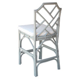 Kara Rattan Counter Stool Gray