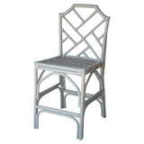 Kara Rattan Counter Stool Gray