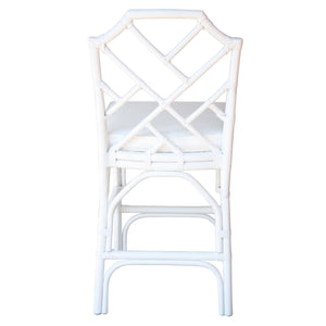 Kara Rattan Counter Stool White