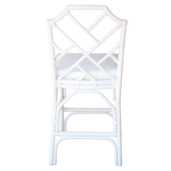 Kara Rattan Counter Stool White