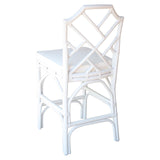 Kara Rattan Counter Stool White