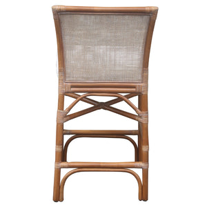 Tatum Rattan Counter Stool - Canary Brown