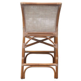 Tatum Rattan Counter Stool - Canary Brown