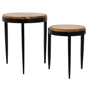 Yosemite Home Decor Raju Nesting Tables 240029-YHD