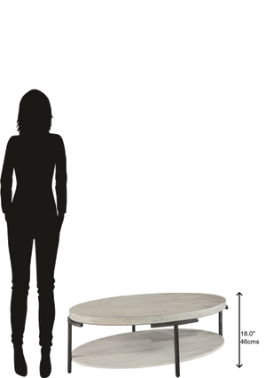 Hekman Furniture Sierra Heights Oval Coffee Table 24101