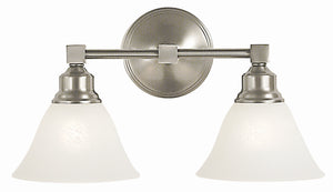 2-Light Brushed Nickel Taylor Sconce