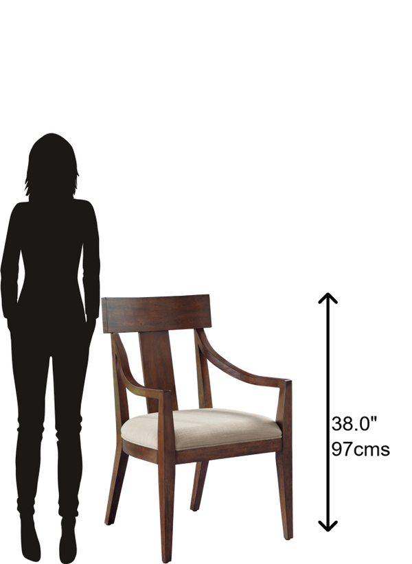 Hekman Furniture Monterey Point Splat Back Arm Chair 24322