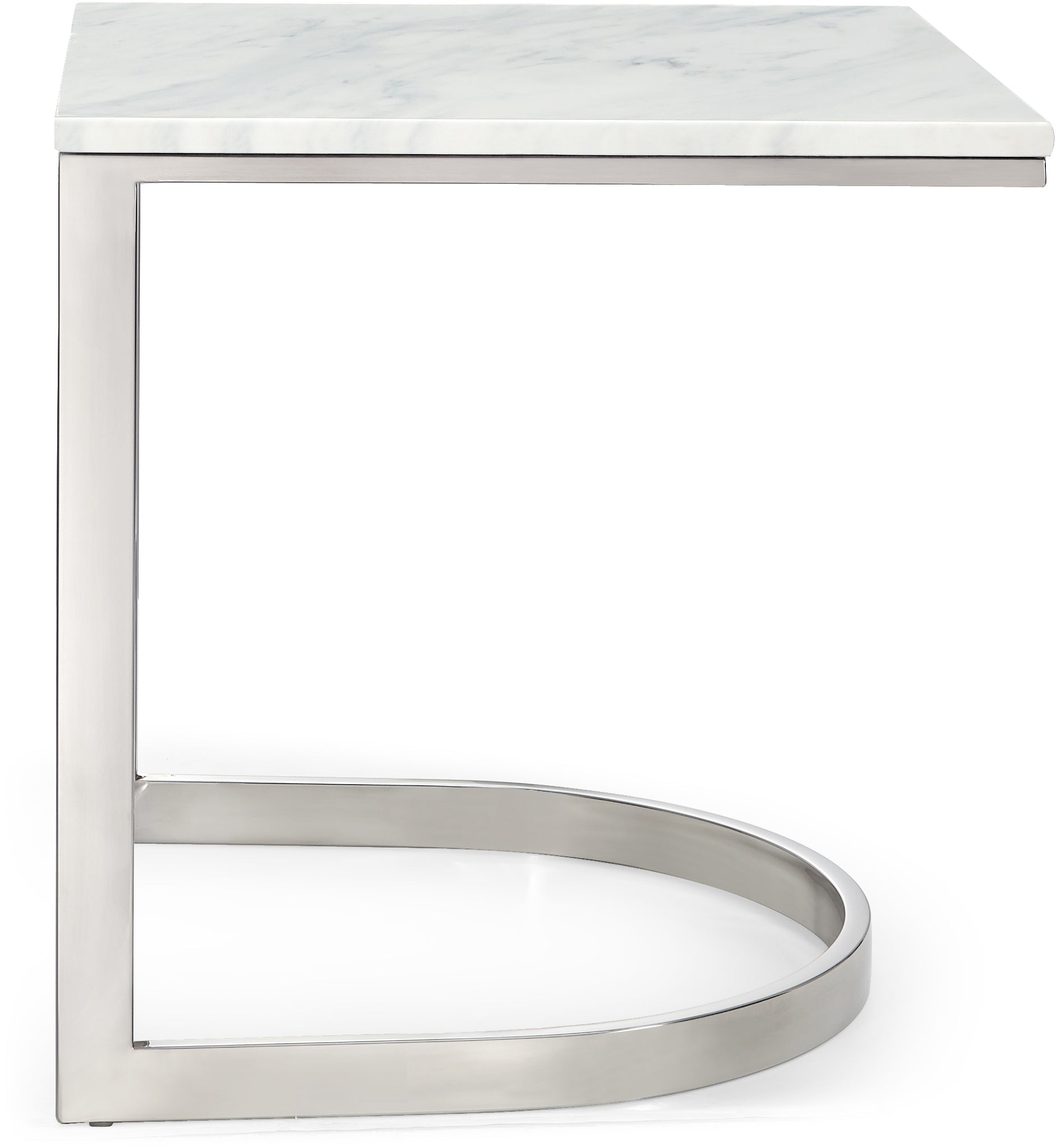 Copley Contemporary Marble Veneer End Table - Thumbnail 2