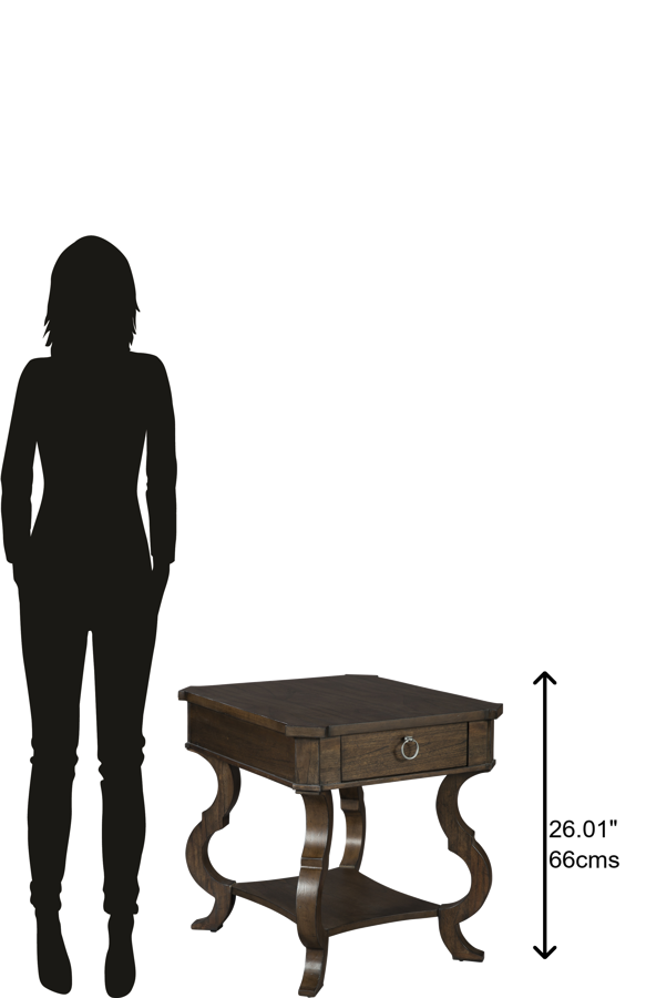 Hekman Furniture 24603 Single Drawer Lamp Table 24603