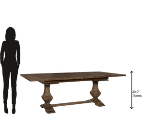 Hekman Furniture Wexford Slab Top Trestle Dining Table 24820