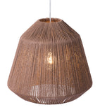 Zuo Modern Impala Steel, Paper Transitional Commercial Grade Ceiling Lamp Brown Steel, Paper