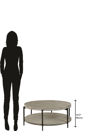 Hekman Furniture Bedford Park Gray Rd Mango Coffee Table 24902