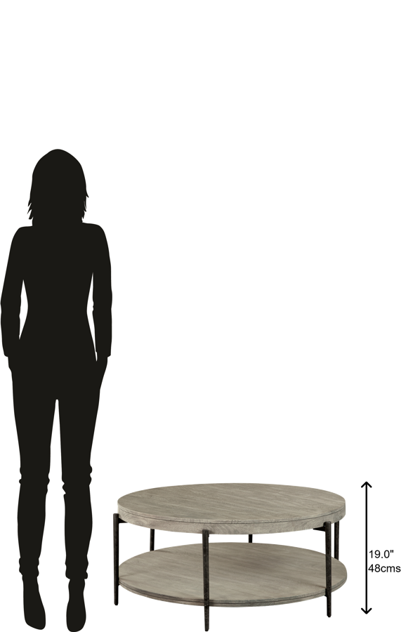 Hekman Furniture Bedford Park Gray Rd Mango Coffee Table 24902