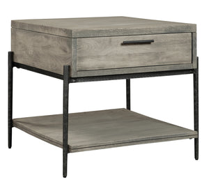 Hekman Furniture Bedford Park Gray End Table With Drawer 24903