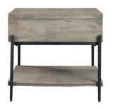 Hekman Furniture Bedford Park Gray End Table With Drawer 24903