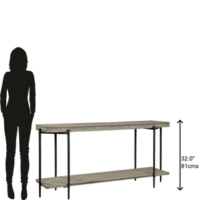 Hekman Furniture Bedford Park Gray Sofa Table 24908