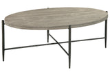 Hekman Furniture Bedford Park Gray Oval Coffee Table 24912