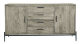 Hekman Furniture Bedford Park Gray Buffet 24925