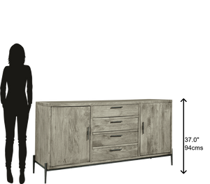 Hekman Furniture Bedford Park Gray Buffet 24925