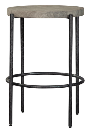 Hekman Furniture Bedford Park Gray Counter Stool/Forged Legs 24929
