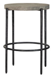 Hekman Furniture Bedford Park Gray Counter Stool/Forged Legs 24929