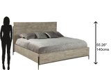 Hekman Furniture Bedford Park Gray Queen Panel Bed 24965