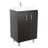 HomeRoots Modern Espresso Color Vanity And Sink 249853-HOMEROOTS 249853