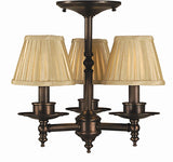 Framburg 3-Light Siena Bronze Sheraton Flush / Semi-Flush Mount 2516 SBR