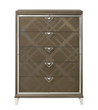 Skylar Glam/Contemporary Chest Wood Frame] Dark Champagne (Majestic Gold) 25326-ACME