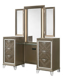 Skylar Glam/Contemporary Vanity Desk & Mirror