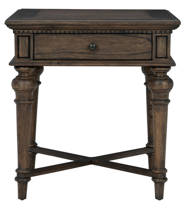 Hekman Furniture Wellington Estates Java End Table With Drawer 25404