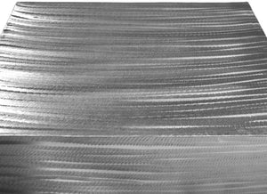 Palladium Iron Contemporary Silver Coffee Table - 32" W x 32" D x 16.5" H