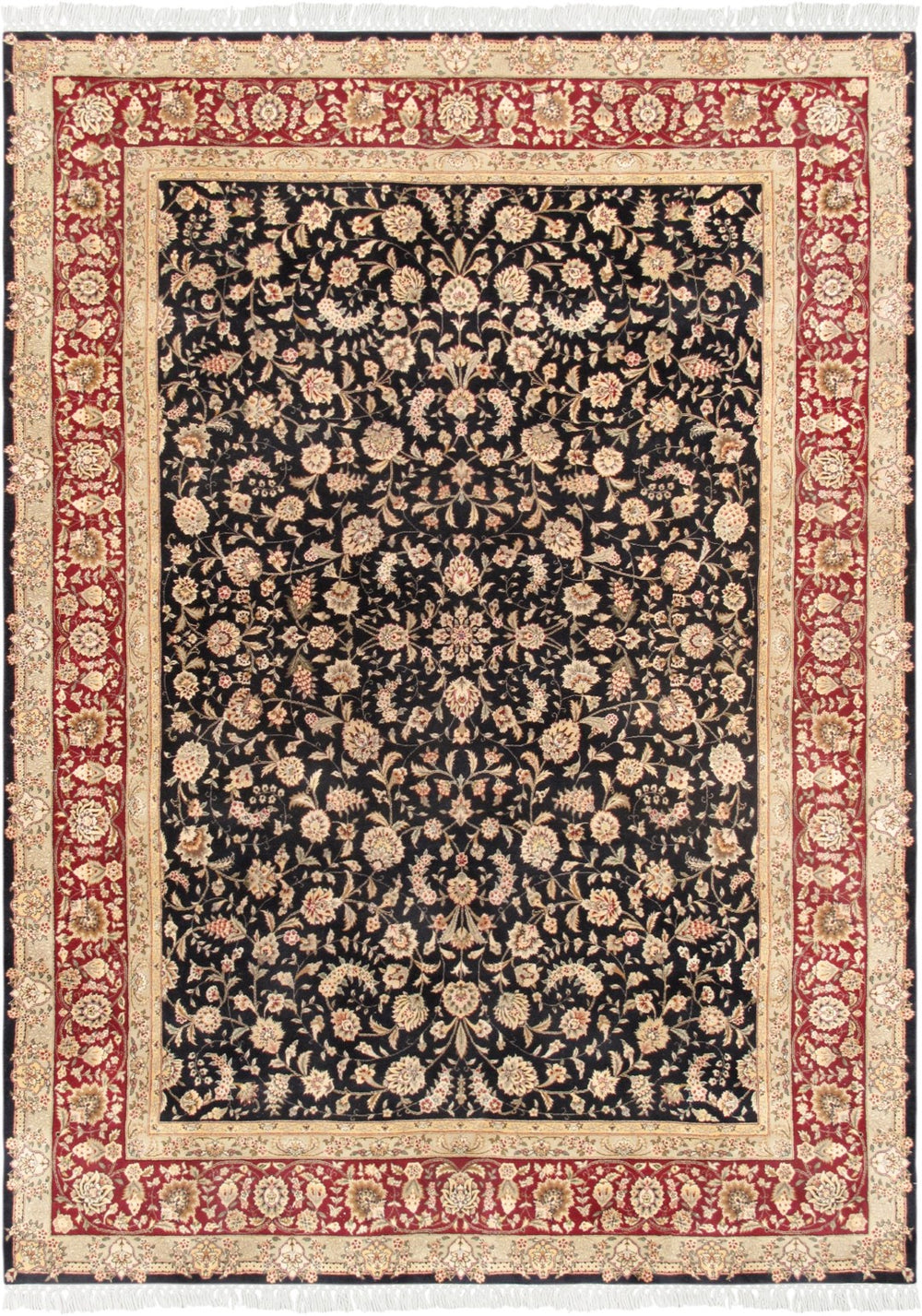 Pasargad Baku Colletion Hand-Knotted Silk & Wool Area Rug '' 025572-PASARGAD