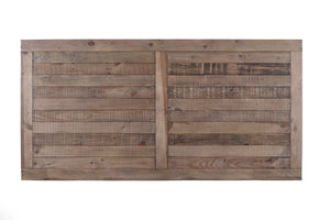 Alpine Furniture Prairie Rectangular Dining Table, Natural/Black 1568-01 Reclaimed Natural & Black Base Solid & Recycled Pine 84 x 42 x 30