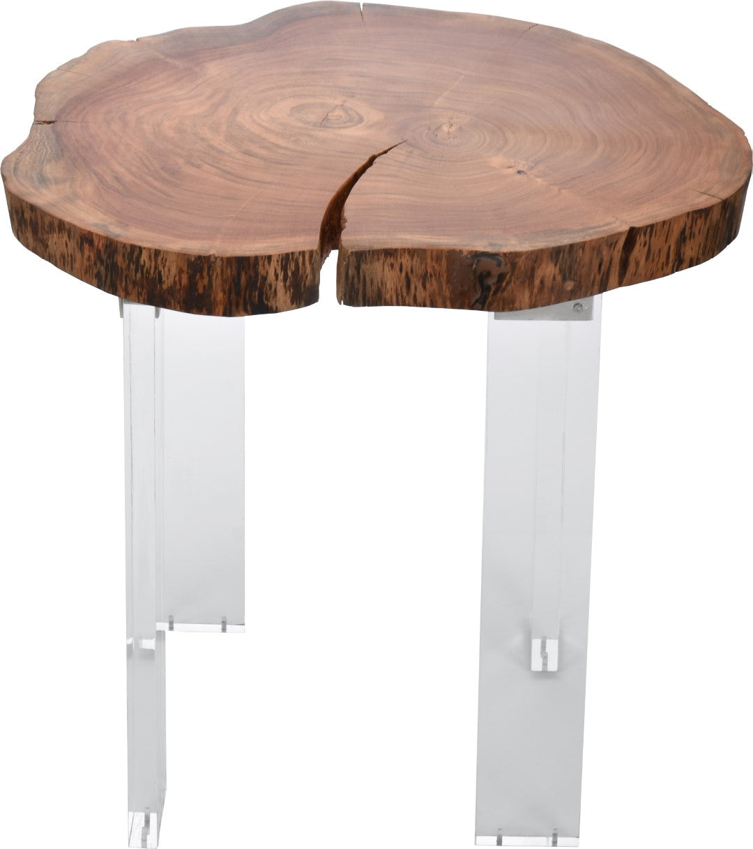 Woodland Live Edge Acacia Wood End Table - Thumbnail 4