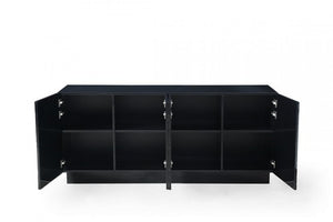 VIG Furniture Modrest Jonah- Modern Black and Gold Buffet VGVC-G2199-BLK VGVC-G2199-BLK