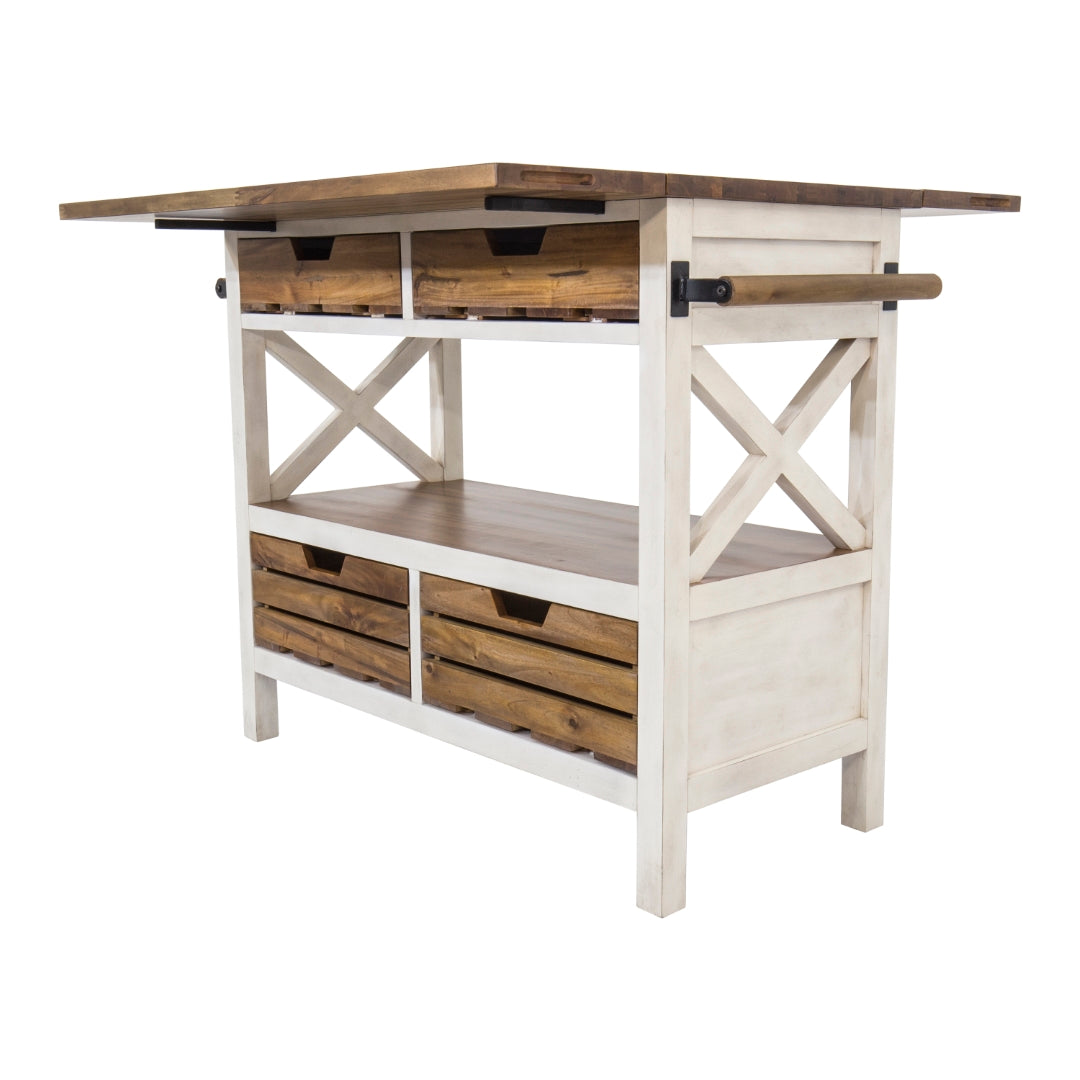 Yosemite Home Decor Cassidy Kitchen Island - Thumbnail 3