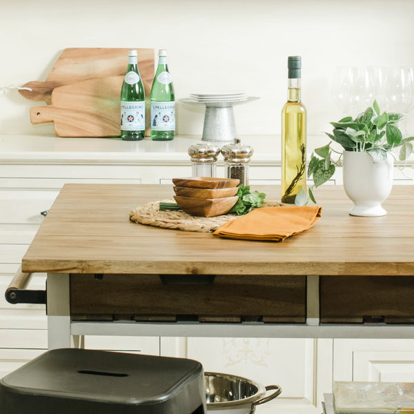 Yosemite Home Decor Cassidy Kitchen Island 260006-YHD