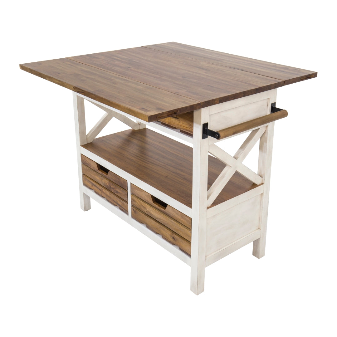 Yosemite Home Decor Cassidy Kitchen Island - Thumbnail 4