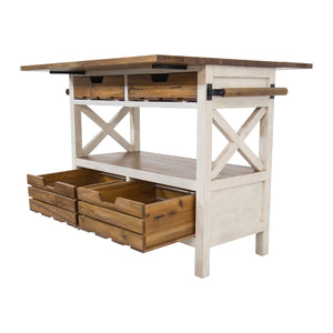 Yosemite Home Decor Cassidy Kitchen Island 260006-YHD