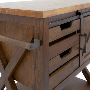 Yosemite Home Decor Dempsey Kitchen Island 260021-YHD