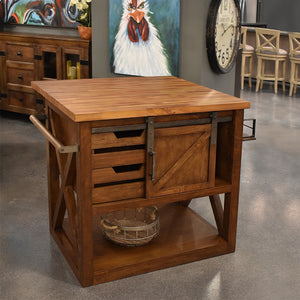 Yosemite Home Decor Dempsey Kitchen Island 260021-YHD